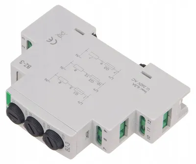 Zdjęcie produktu dla F&F | Gniazdo bezpiecznikowe BZ-3 - 1 moduł - 250V - Ochrona przed przepięciem - LED sygnalizacja