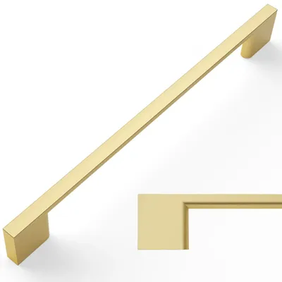 Schrankgriffe Gold 320 mm, 10 Stück, für Küche & Kleiderschrank