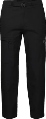Schwarze Wanderhose "Tamaro Pants" von Mammut; geeignet für Herren; mit Reißverschlusstaschen.