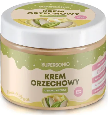 Produktbild von NUSSCREME MIT PISTAZIEN OHNE ZUCKERZUSATZ 250 g – SUPERSONIC