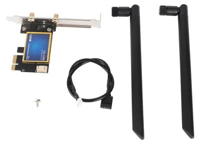 Immagine prodotto di Scheda WiFi PCIE 2,4 G 5 G dual band 1200 Mbit/s Bluetooth 4.0 Adattatore di rete wireless desktop
