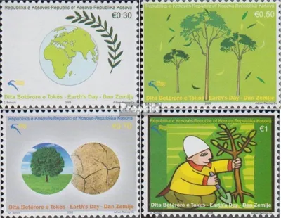 Produktbild von Briefmarken Kosovo 2008 Mi 98-101 (kompl.Ausg.) postfrisch Erdtag
