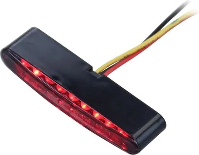 Zdjęcie produktu dla LED mini światło tylne czarne przyciemniane 12V motocykl quad skuter
