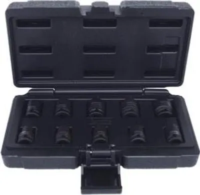 Produktbild von KS Tools 515.0950, Steckschlüssel-Satz, 3/8", 10 Kopf/Köpfe, Chrom-Molybdän-Stahl, ISO 1174, DIN 3121, 1,65 kg
