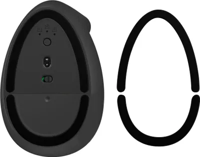 Produktbild von kwmobile Mouse Feet Sticker kompatibel mit Logitech Lift Vertical Ersatz Glider - Mausfüße passgenau - Maus Glides in Schwarz
