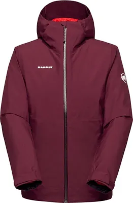weißem Mammut-Logo auf der Brust und weißem Mammut-Emblem am Ärmel