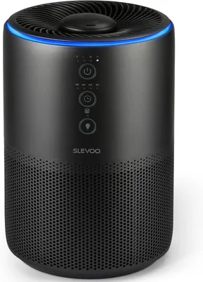 Produktbild von SLEVOO Luftreiniger für Zuhause, Allergiker & Haustiere, 3-in-1 HEPA Filter, Gerüche & Rauch reduzieren, Schlafmodus, leise 22 dB, 40 m²