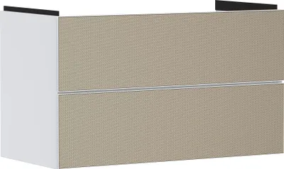 Image de hansgrohe Xevolos E Armoire sous lavabo, 2 tiroirs, SoftClose, 980x475x555mm, pour lavabo, 54181390