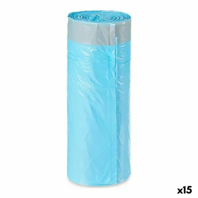 Obrázek produktu pro Pytle na odpadky modré polyethylenové 15 kusů (30 l)