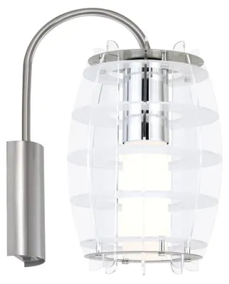 Zdjęcie produktu dla Kinkiet Paulmann Living Grado 79369 chrom/opal E27 230 V halogen/LED IP23