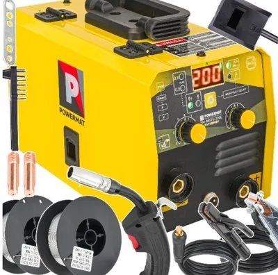 Produktbild von Schweißgerät Inverter IGBT 200A Synergie MIG MAG MMA WIG-Lift Schweißen Maschine