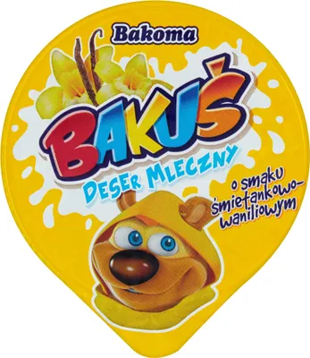 Zdjęcie produktu dla Bakuś Deser Mleczny Czekoladowo-Orzechowy 100 g