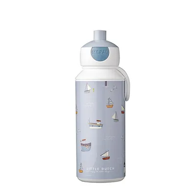 Produktbild von Trinkflasche Pop-up Campus 400 ml Little Dutch- Sailors Bay