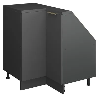 Obrázek produktu pro Rohová kuchyňská skříňka pod šikmou střechu Vicco R-Line Antracitově zlatý 75.6 cm s 1 dveřmi, Model 60617