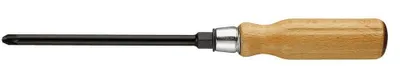 Produktbild von FACOM Schraubendreher Holzgriff, Sechskant, Pozidriv PZ1, 100 mm, 1 Stück, ATHH.