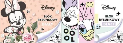 Produktbild von Zeichenblock A4/20K weiß Minnie Mouse