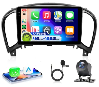 Zdjęcie produktu dla Radio samochodowe 4G i 128G, 9 cali, z CarPlay i Android Auto, przeznaczone do samochodów z roczników 2010-2019 lub 2011-2017