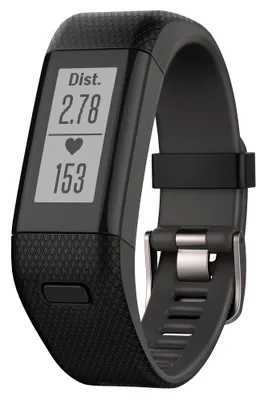Produktbild von Garmin vívosmart HR+, Aktivitäts-Trackerarmband, OLED, Wasserfest, Schwarz