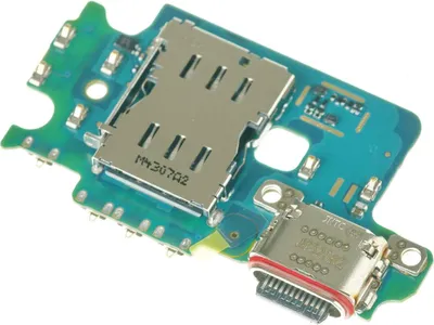 Produktbild von Ladebuchse Mikrofon für Samsung Galaxy S24 - Platine Ladeanschluss Sim-Kartenleser