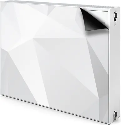 Produktbild von Magnet Verkleidung Abdeckung Heizkörperabdeckung Heizkörperabdeckung 110x60 cm  - Abstraktion, weiß
