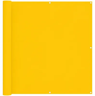 Obrázok produktu pre vidaXL Balkónový paraván, žltý, 110 x 600 cm, oxfordská tkanina