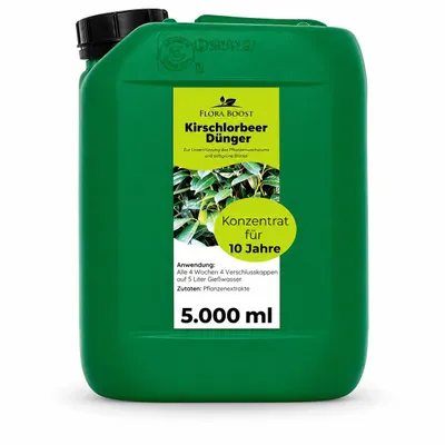 Produktbild von Flora Boost Kirschlorbeerdünger flüssig für Hecken, 5 Liter