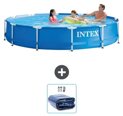 Immagine prodotto di Piscina autoportante rettangolare - 366x76 cm - in 2 parti - modello S21331