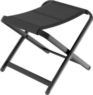 Produktbild von Brunner Aravel 3 D Standalone Footrest, 100 kg, Campinghocker, 4 Bein(e), 2,1 kg, Aluminium, Netz, Schwarz