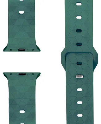 Produktbild von Hexion Armband für Apple Watch SE/10/9/8/7/6/5/4/3/2/1, Silikon Loop Sportarmband, 38/40/41/42mm - Fichtengrün