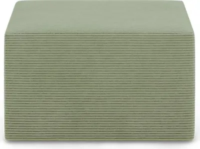 Produktbild von Sitzpouf 76x77cm Modulares Wohnzimmer Fußhocker Für Ecksofa NOVA Grün