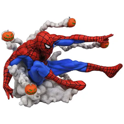 Obrázek produktu pro Merc Figur Spiderman Pumpkin - Bomb  17cm PVC 17cmDiamond Marvel Gallery