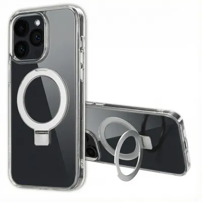 Obrázok produktu pre Accezz Zadný kryt stojana s MagSafe pre Apple iPhone 14 Pro Max - Transparentný