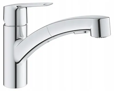 Immagine prodotto di Rubinetto da cucina a colonna Grohe Eurosmart argento