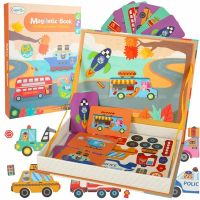 Produktbild von Magnetisches Aga-Fahrzeug-Puzzle