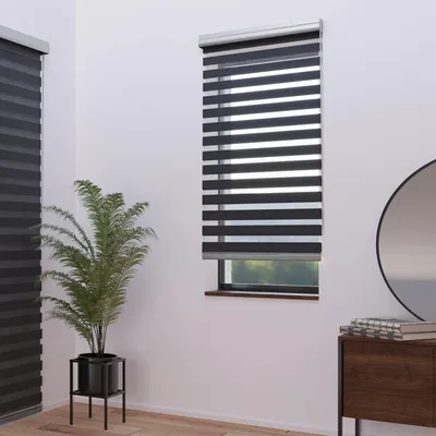 Rollo Tag & Nacht Aluminium 63x250 cm anthrazit