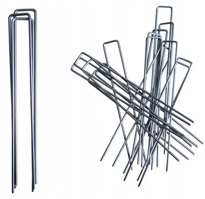 Produktbild von Garden-Garden U-Heringe für Agrotextilien, stabile Metallspieße 20cm