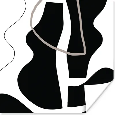 Produktbild von MuchoWow® Poster Abstrakt - Minimalismus - Design 100x100 cm - Babyzimmer