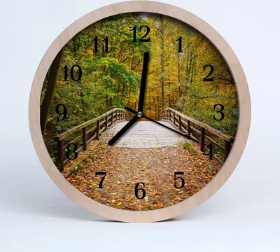 Produktbild von Holzuhr 20fi cm wanduhr - Las Architektur