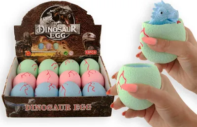Produktbild von 12 Dino 6 cm zusammendrücken. 9268
