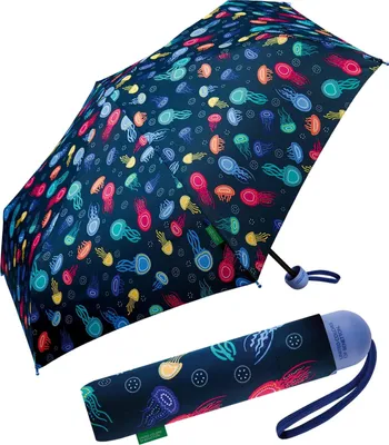 Productafbeelding van Kinder Pocket Paraplu - Handopening - Jellyfish Multicolor