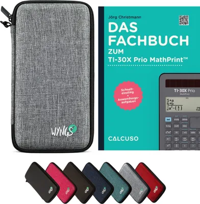 Produktbild von CALCUSO Zubehör Standardpaket Hellgrau kompatibel für Taschenrechner TI-30X Prio MathPrint