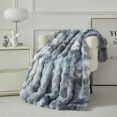 Immagine prodotto di Coperta in flanella morbida con motivo a rilievo, 160 x 200 cm