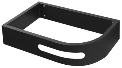Image de Support PULSE avec porte-serviettes gauche, noir mat