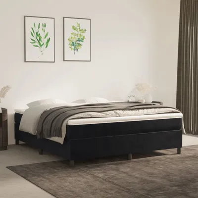 Produktbild von Maison Exclusive - Boxspringbettgestell Schwarz 180x200 cm Samt