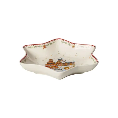 Obrázek produktu pro Villeroy & Boch WINTER BAKERY DELIGHT miska ve tvaru hvězdy střední, perníková vesnice
