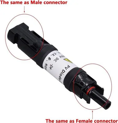 Immagine prodotto di Portafusibili impermeabili 1000 V per cavi da 2,5-6,0 mm² per impianti solari