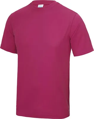 Produktbild von Just Cool JC001 | Cool T-Shirt +WRAP +UV-Sonnenschutz 30 - Farbe: Hot Pink - Größe: M
