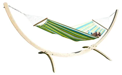 Obrázok produktu pre Hojdacia sieť MacaMex s rámom Siesta Grande Caribe Beach Set Hammock