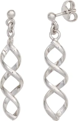 Produktbild von Ohrstecker Ohrhänger Ohrringe Spiralen 925 Silber Ohrschmuck Damen