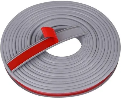 Produktbild von Flexibler TPE-Eckenschutz, 1m x 18mm, grau, selbstklebend, Baby sicherheit